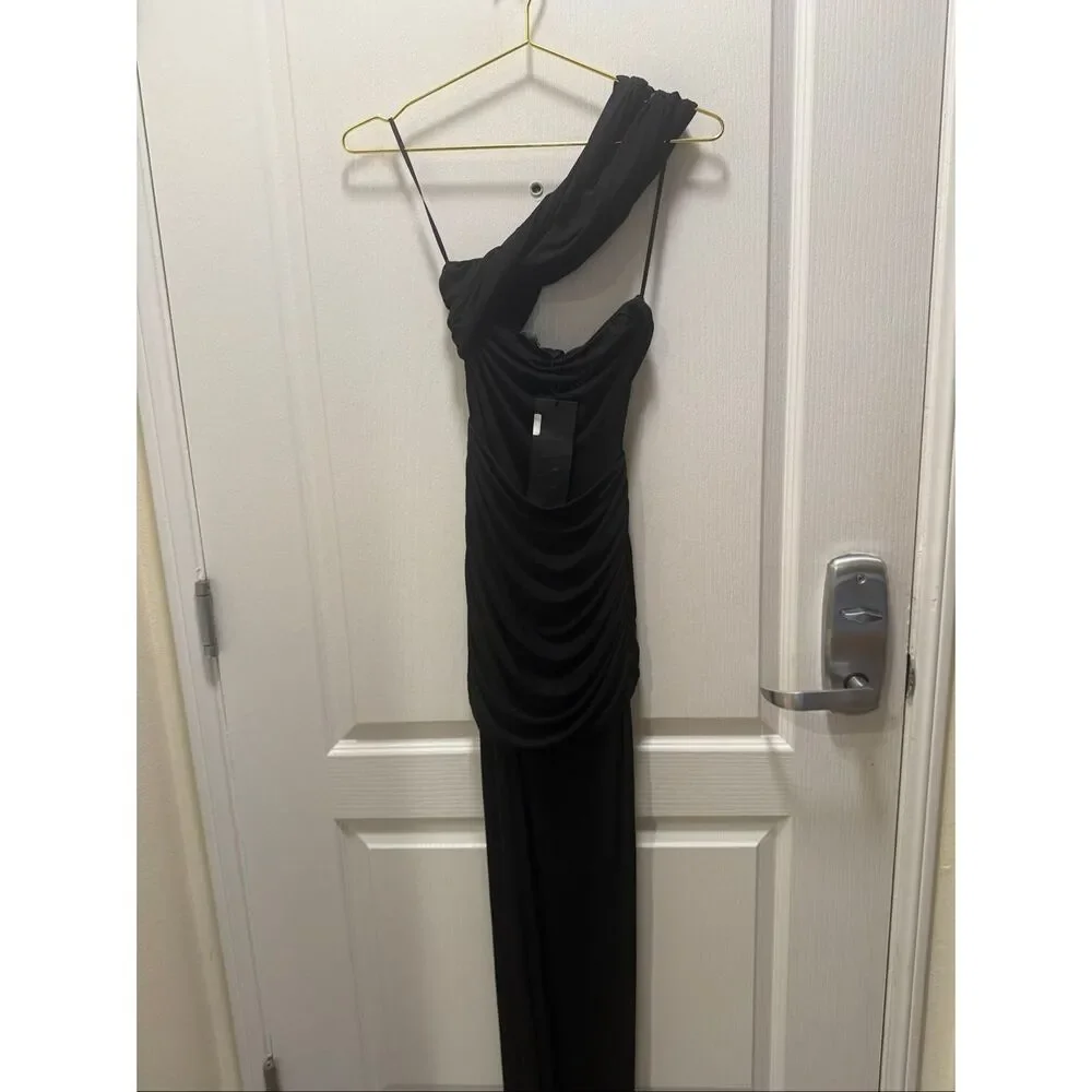 STUDIO LEXI Veda One-Shoulder Column Maxi Dress size S NWT - Picture 8 of 10